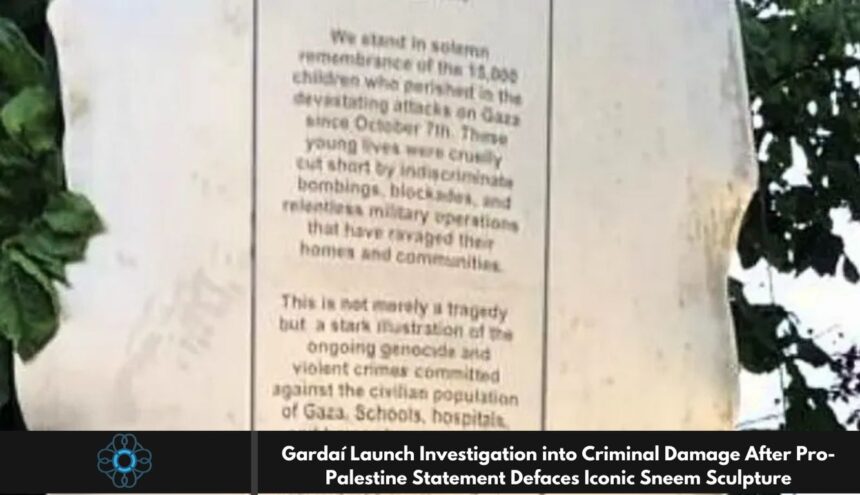 Gardaí Launch Investigation into Criminal Damage After Pro-Palestine Statement Defaces Iconic Sneem Sculpture